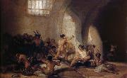 Francisco Goya The Madhouse oil